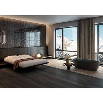 Viva Metallica Boden- und Wandfliese Dark 30x60 cm