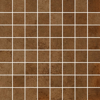 Love Tiles Metallic Corten Mosaik Matte 35x35 cm
