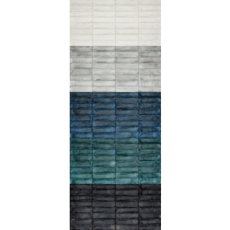 Viva Metallica Metalbrick Lux Wandfliese Green 6x24 cm