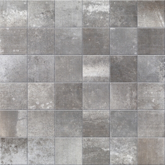 PrimeCollection HemiPlus Steel matt Mosaik 5x5 cm (Matte 30x30 cm)