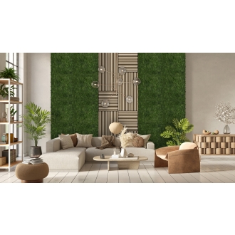 PrimeCollection Akustik Wandpaneel Dark Green Moos 52x52 cm