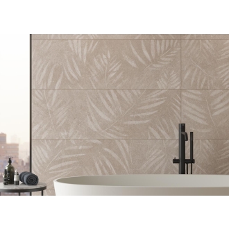 Keraben Bleuemix Wanddekor Art Taupe Natural 40x120 cm