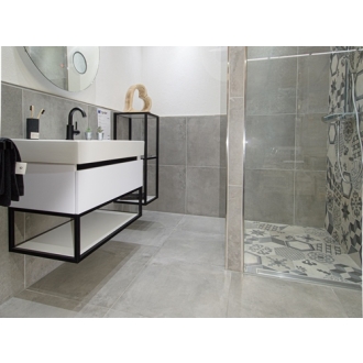 PrimeCollection UniPLUS Smoke Bodenfliese rektifiziert 30x60 cm