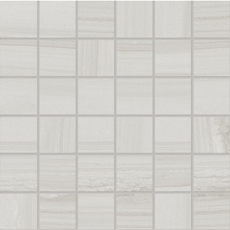 Provenza Varana Stone Mosaico 5x5 Light Grey Vein Cut Silktech 30x30 cm