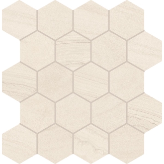 Provenza Varana Stone Mosaico Hexagon Beige Cross Cut Silktech 29,3x30 cm
