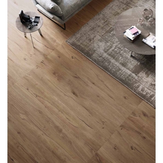 Flaviker Cozy Bodenfliese Brown 20x120 cm