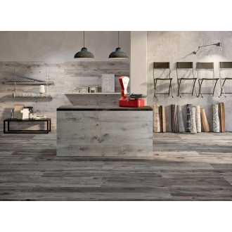 Flaviker Dakota Bodenfliese Grigio 20x120 cm