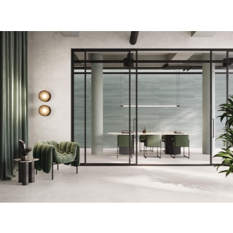 Flaviker Double Plain White Boden- und Wandfliese Natural 80x160 cm