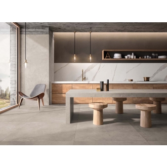 Flaviker Hyper Bodenfliese Grey matt 120x120 cm