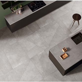 Flaviker Hyper Bodenfliese Silver GRIP 60x60 cm