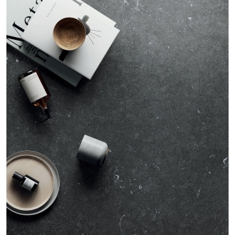 Flaviker Nordik Stone Boden- und Wandfliese Black matt 60x120 cm