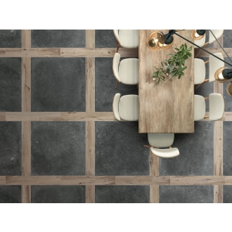 Flaviker Nordik Stone Boden- und Wandfliese Black matt 60x120 cm