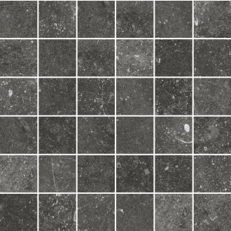 Flaviker Nordik Stone Mosaik Black matt 30x30 cm