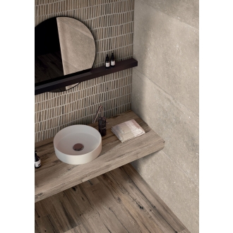 Flaviker Nordik Stone Boden- und Wandfliese Sand matt 60x120 cm