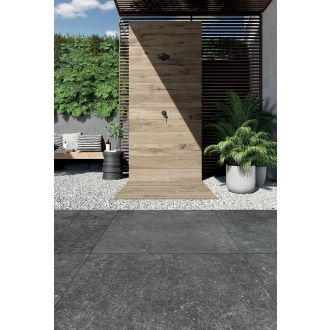 Flaviker Nordik Stone Terrassenplatte Black 90x90 cm - Stärke: 20 mm