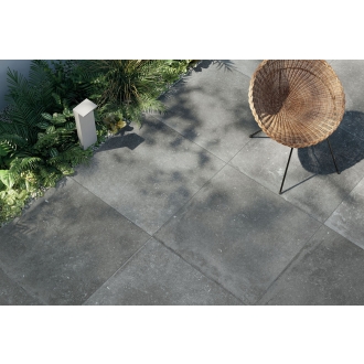 Flaviker Nordik Stone Terrassenplatte Grey 90x90 cm - Stärke: 20 mm