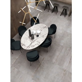 Flaviker Rebel Boden- und Wandfliese Silver 30x60 cm