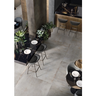 Flaviker Rebel Boden- und Wandfliese Silver 30x60 cm