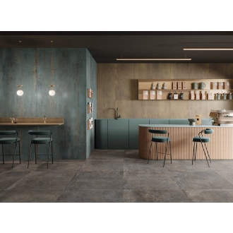 Flaviker Re_Tour Boden- und Wandfliese Mud 120x120 cm