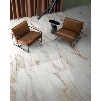 Flaviker Supreme Evo Boden- und Wandfliese Antique White LUX+ 120x120 cm