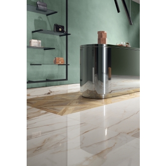 Flaviker Supreme Evo Boden- und Wandfliese Antique White LUX+ 120x120 cm