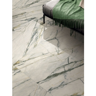 Flaviker Supreme Treasure Boden- und Wandfliese Calacatta Emerald Lux 120x120 cm
