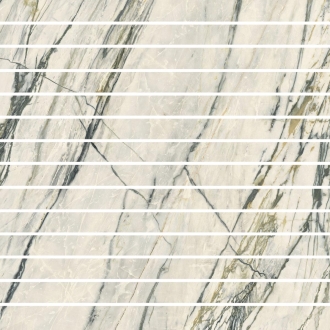 Flaviker Supreme Treasure Mosaik Sticks Calacatta Emerald Lux/Matt 30x30 cm