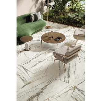 Flaviker Supreme Treasure Boden- und Wandfliese Calacatta Emerald Lux 120x120 cm