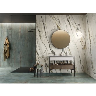 Flaviker Supreme Treasure Boden- und Wandfliese Calacatta Emerald Lux 120x120 cm