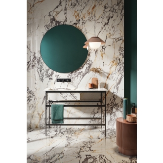 Flaviker Supreme Treasure Boden- und Wandfliese Corchia Gold Lux 120x120 cm