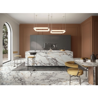 Flaviker Supreme Treasure Boden- und Wandfliese Corchia Gold Lux 120x120 cm