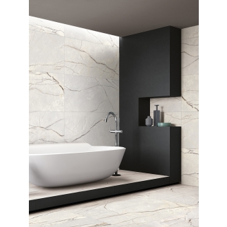 Flaviker Supreme Treasure Boden- und Wandfliese Greylac Platinum Matt 120x120 cm