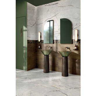 Flaviker Supreme Treasure Boden- und Wandfliese Greylac Platinum Matt 120x120 cm