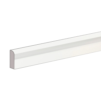 Flaviker Boiserie White NAT Sockel 10x60 cm