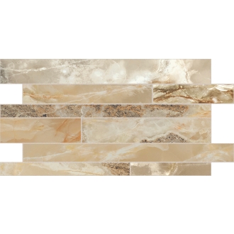 Florim Creative Design Onyx&More Golden Blend Satin Dekor Listello 30x60 cm
