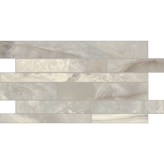 Florim Creative Design Onyx&More Silver Onyx Satin Dekor Listello 30x60 cm