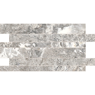 Florim Creative Design Onyx&More White Porphyry Strukturiert Dekor Listello 30x60 cm