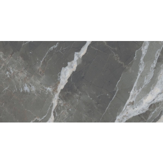Florim Creative Design Stones & More 2.0 Calacatta Black Glossy Boden-und Wandfliese 40x80 cm