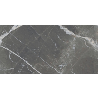 Florim Creative Design Stones & More 2.0 Calacatta Black Glossy Boden-und Wandfliese 60x120 cm