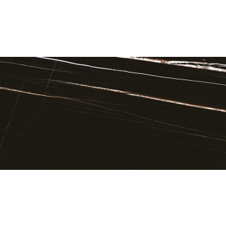 Florim Creative Design Stones & More 2.0 Sahara Noir Glossy Boden-und Wandfliese 60x120 cm