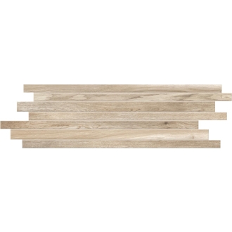 Florim Creative Design Wooden Tile Almond Naturale Dekor Listello 20x60 cm