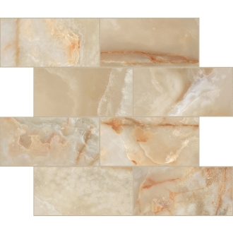 Florim Creative Design Onyx&More Golden Onyx Glossy Dekor Muretto 7,5x15 cm 6 mm