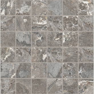Florim Creative Design Onyx&More Silver Porphyry Strukturiert Mosaik 5x5 cm