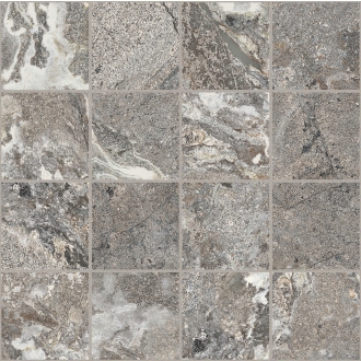 Florim Creative Design Onyx&More Silver Porphyry Strukturiert Mosaik 7,5x7,5 cm 6 mm