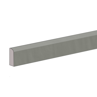Florim Creative Design Neutra 6.0 06 Grafite Naturale Sockel 4,6x80 cm