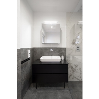 Flaviker Re_Tour Boden- und Wandfliese Mud 90x90 cm