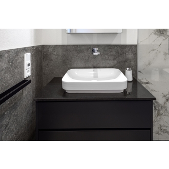 Flaviker Re_Tour Boden- und Wandfliese Mud 90x90 cm