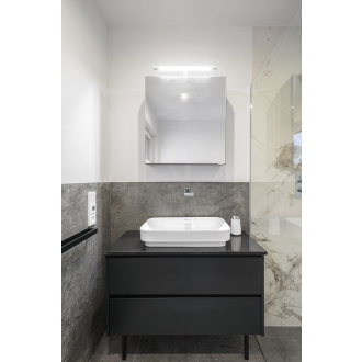 Flaviker Re_Tour Boden- und Wandfliese Mud 90x90 cm