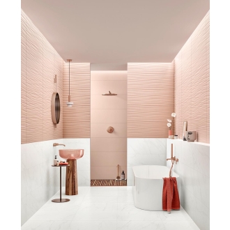 Love Tiles Genesis Wind Pink Matt 35x100 cm Wanddekor