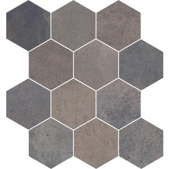PrimeCollection Heartland Charcoal Mosaik Esagone 28x32 cm